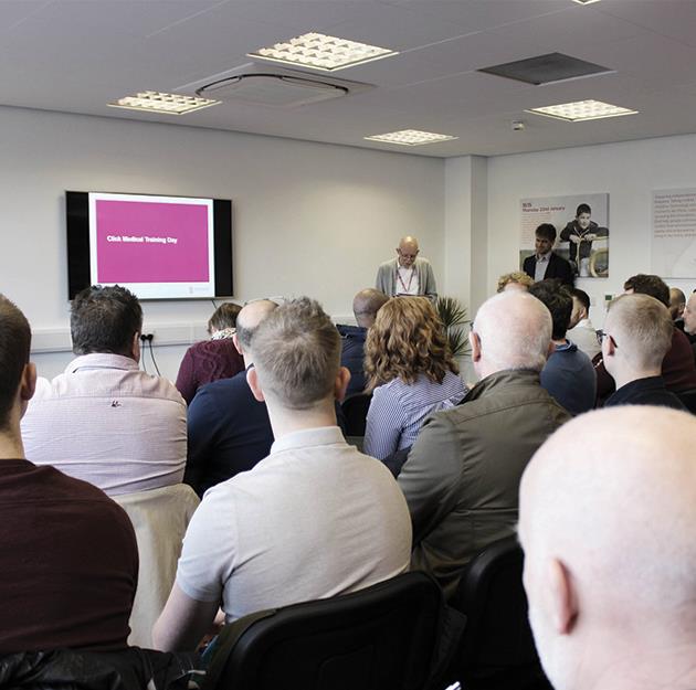 The First UK Click Medical Training Days at Steeper HQ