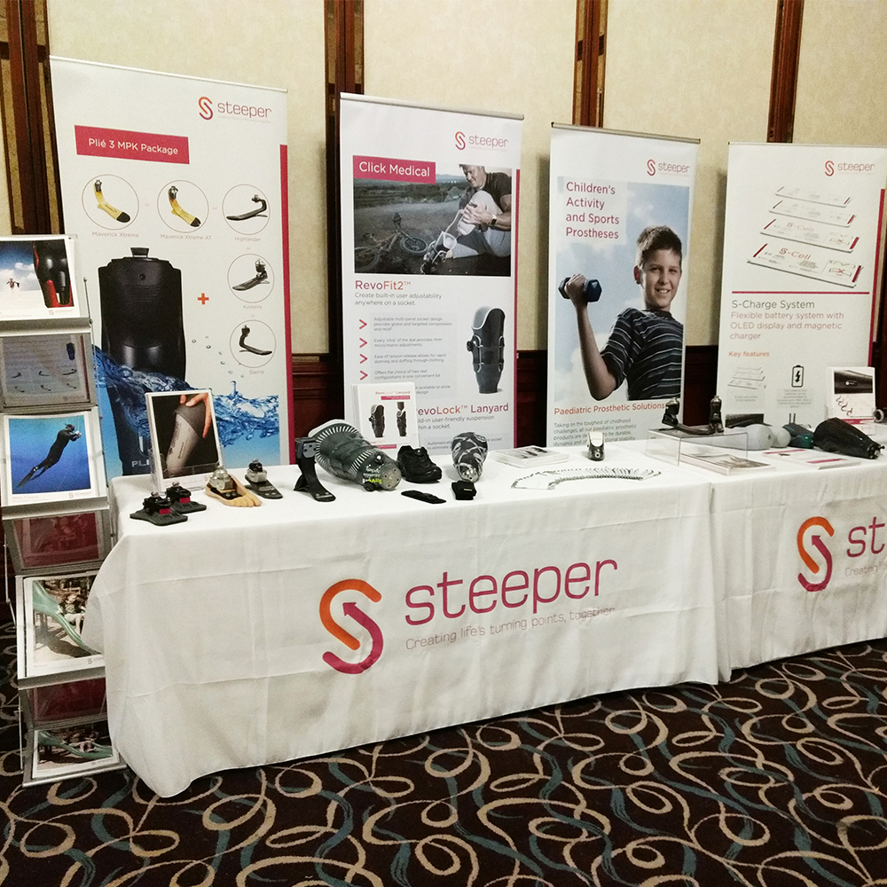 Steeper Attends Prosthetics Events Nationwide