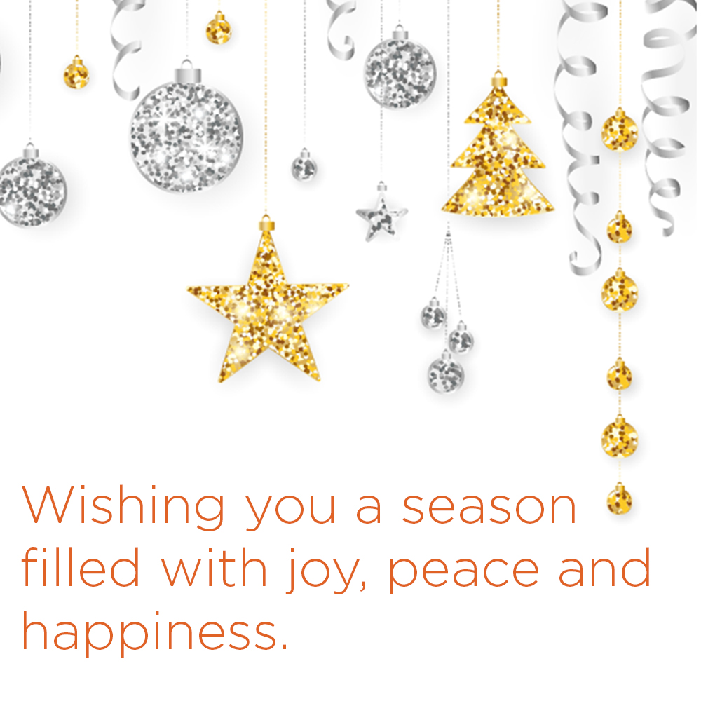 Season’s Greetings and Festive Opening Hours