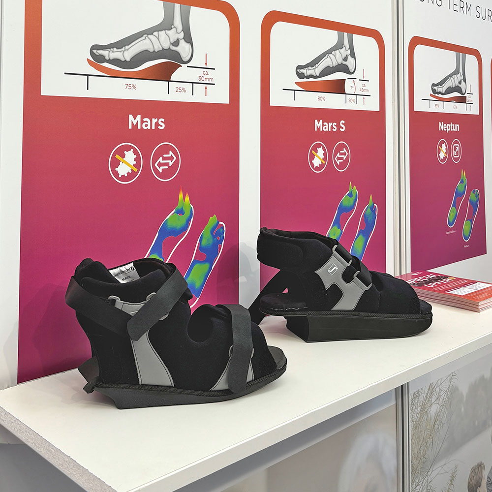 Wound Care Shoes On Display at Diabetes Professional Care Expo