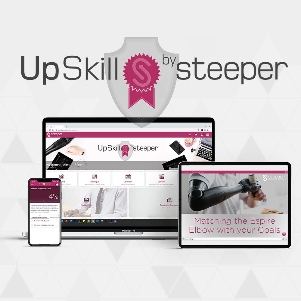 Introducing Our Prosthetics Learning Platform UpSkill by Steeper