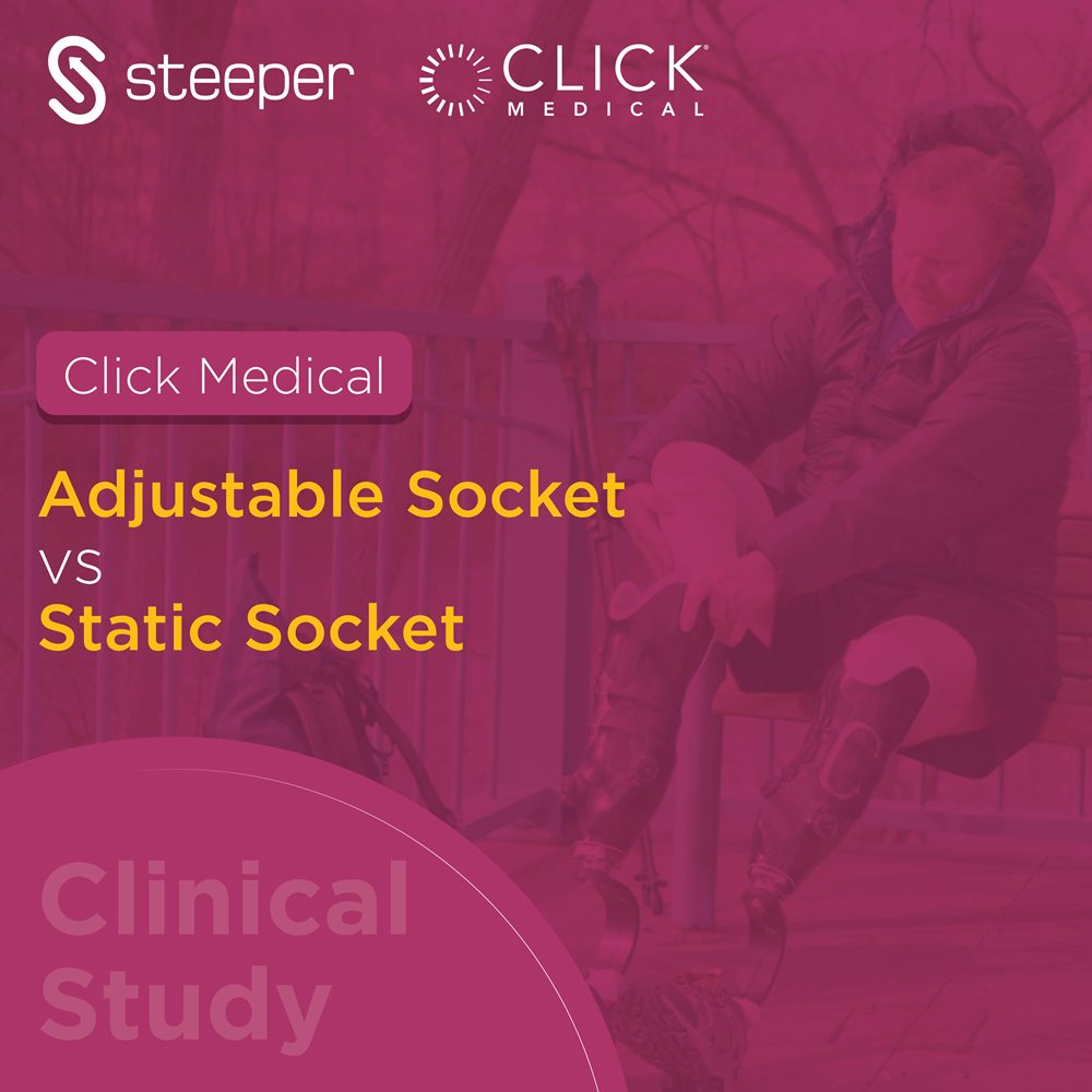 Click Medical: Adjustable Socket vs Static Socket
